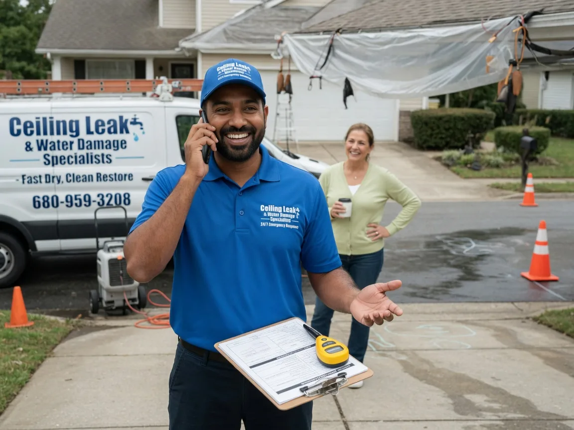 Ceiling Leak Cleanup Zenda, KS FAQs